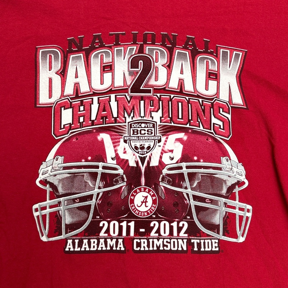 Alabama Crimson Tide Red Long Sleeve Tee‎